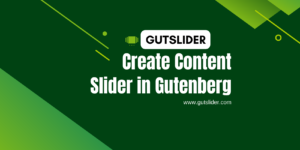 how to create content slider