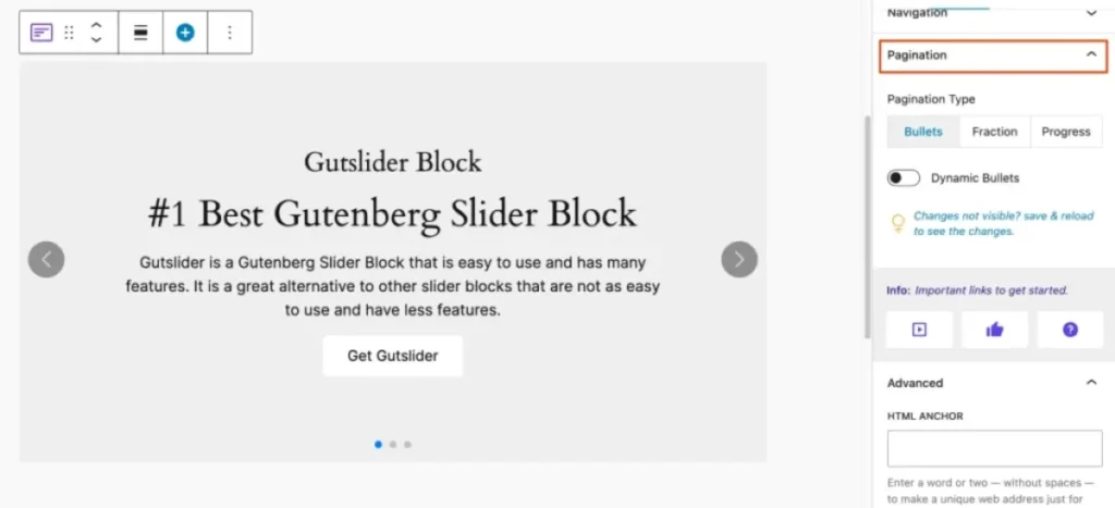 GutSlider Pagination